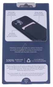 Mobilize Leather Bag Gsm - 29743 Mobilize Rubber Gelly Card Case Apple Iphone 16 Pro Max Matt Black