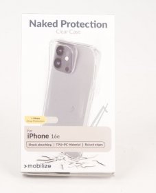 Mobilize Leather Bag Gsm - 80709 Mobilize Naked Protection Case Apple Iphone 16e Clear