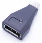 Delock Cable/plugs/adapter - Adapter Mini Displayport 1.2 Male > Displayport Female Black