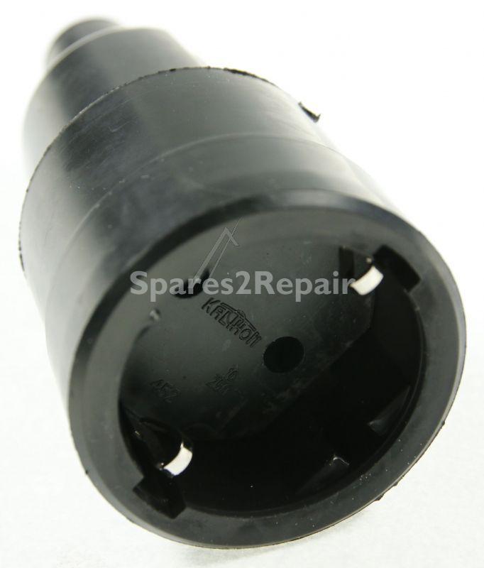 Bachmann Coupler / Connector - Mains Cable Socket Black F (cee 7-3)