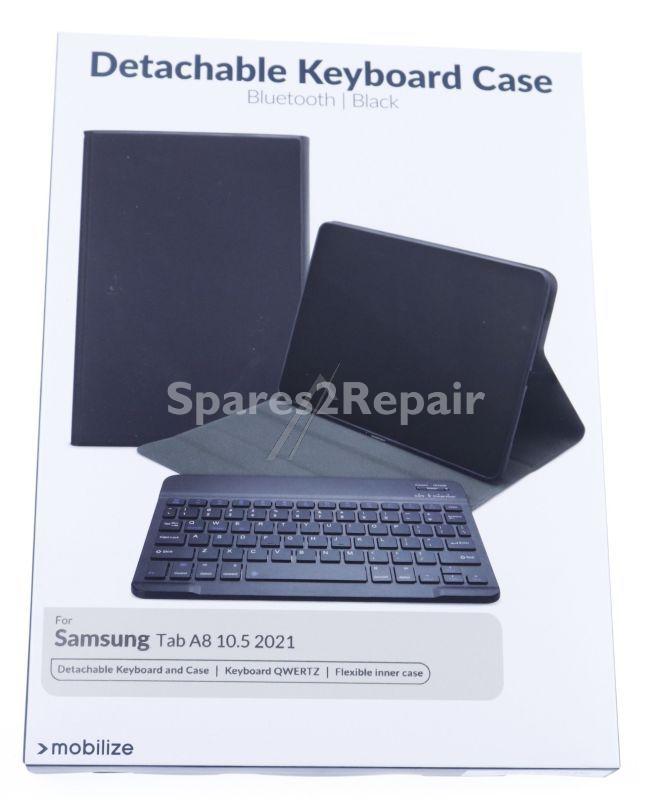 Mobilize Tablet pc Bags-cases - 28087 Mobilize Removable Bluetooth Keyboard Case Samsung Galaxy Tab A8 10 5 2021 Black Qwertz