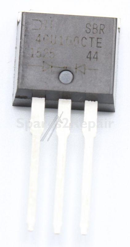 Diodes Incorporated Diode - 100v-2x20a Diode, Zweifach Cc, To-262, 40u100cte