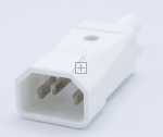 Bachmann Iec Plug - C14 Kaltgeratestecker Mit Schutzkontakt 10a-250v, 70°c