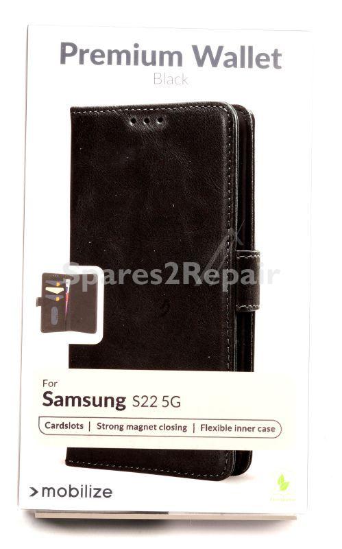 Mobilize Leather Bag Gsm - 28525 Mobilize Premium Gelly Wallet Book Case Samsung Galaxy S22 5g Black