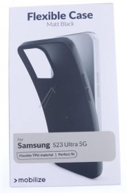 Mobilize Leather Bag Gsm - 28545 Mobilize Rubber Gelly Case Samsung Galaxy S23 Ultra 5g Matte Black