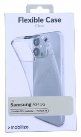 Mobilize Leather Bag Gsm - 28535 Mobilize Gelly Case Samsung Galaxy A34 5g Clear