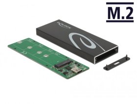 Delock Housing Part - Externes Gehause Fur M.2 Sata Ssd Mit Usb Type-c Buchse