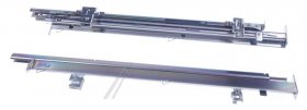 Telescopic Slideout Oven Grills - 17007683 Telescoping Extension Rails 1-fold Full Extension Clip Rail Set Pair (left And Right) Level Independent For Appliances [Bosch Siemens]