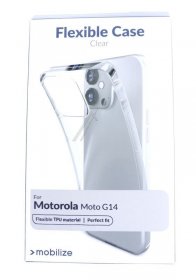Mobilize Leather Bag Gsm - 29128 Mobilize Gelly Case Motorola Moto G14 Clear