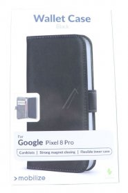 Mobilize Leather Bag Gsm - 29127 Mobilize Classic Gelly Wallet Book Case Google Pixel 8 Pro Schwarz
