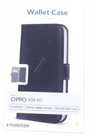 Mobilize Leather Bag Gsm - 29327 Mobilize Classic Gelly Wallet Book Case Oppo A58 4g Black