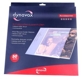 Dynavox Record Sleeves - 207591 Vinyl Record Outer Sleeves