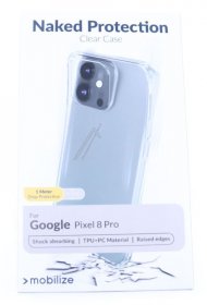 Mobilize Leather Bag Gsm - 29114 Mobilize Naked Protection Case Google Pixel 8 Pro Clear