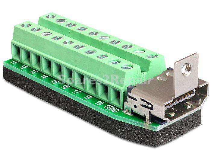 Delock Hdmi Female Socket - Adapter Hdmi Female > Terminal Block 20pin