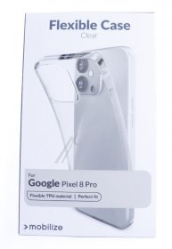 Mobilize Leather Bag Gsm - 29119 Mobilize Gelly Case Google Pixel 8 Pro Transparent