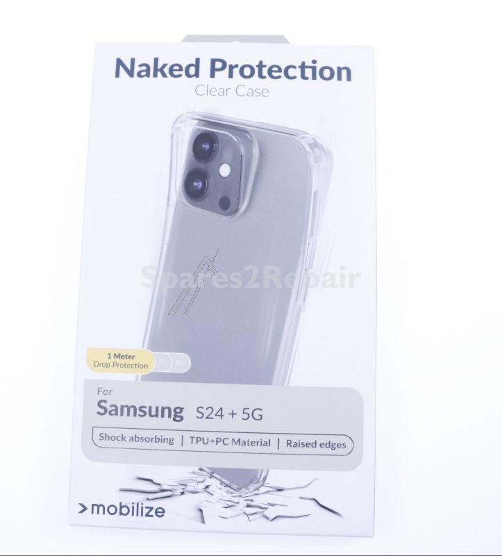 Mobilize Leather Bag Gsm - 29910 Mobilize Naked Protection Case Samsung Galaxy S24+ 5g Transparent