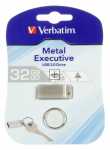 Verbatim Usb-stick 2.0 - 32gb Metal Executive Silver Usb 2.0drive 32gb