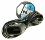 Mains Power Lead - Extension Lead Ho3vvh2f 2 X 0.75 Black 2 M