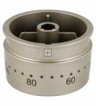 Control Knob - 9057344 Knob Code2v2-09 5939 00-2 Silver [Amica]