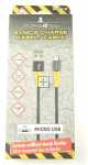 Schwaiger Type A Plug/micro Usb 2.0 - Micro Usb Sync & Ladekabel 1 2m Extra Robust Mit Kevlarfasern - WKUM10511