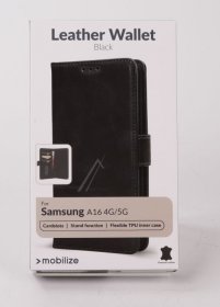 Mobilize Leather Bag Gsm - 80059 Mobilize Leather Case Samsung Galaxy A16 4g-5g Black