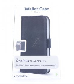 Mobilize Leather Bag Gsm - 29943 Mobilize Classic Gelly Wallet Book Case Oneplus Nord Ce4 Lite Black
