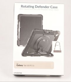 Mobilize Leather Bag Gsm - 80884 Mobilize Rotating Defender Case Stand Function For Samsung Galaxy Tab S10 Fe 11 Black