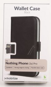 Mobilize Leather Bag Gsm - 80798 Mobilize Classic Gelly Wallet Book Case Nothing Phone (3a) Black