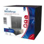 Mediarange Cd-organiser - Box32-25 Mediarange 25-pack Cd Slim Cases For 1 Disc With Black Tray