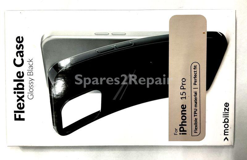 Mobilize Leather Bag Gsm - 28853 Mobilize Gelly Case Apple Iphone 15 Pro Black