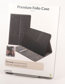 Mobilize Leather Bag Gsm - 81203 Mobilize Premium Folio Case Samsung Galaxy Tab Active5 Pro 10 1 Black