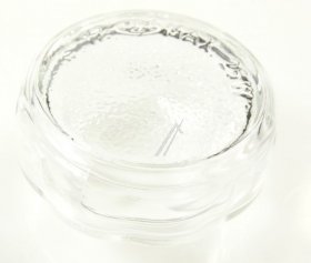 Glass Lamp Cover - C00227297 482000063232 Indesit Spare Part [Whirlpool Indesit]