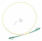Compatible Patch Cable - Optical Fiber Simplex Patch Cable Os2 Sm G 657 a2 Lc-apc-lc-apc 0 5m