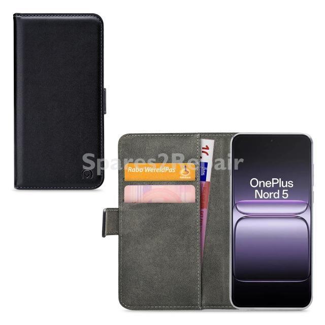 Mobilize Leather Bag Gsm - 81156 Mobilize Classic Gelly Wallet Book Case Oneplus Nord 5 Black