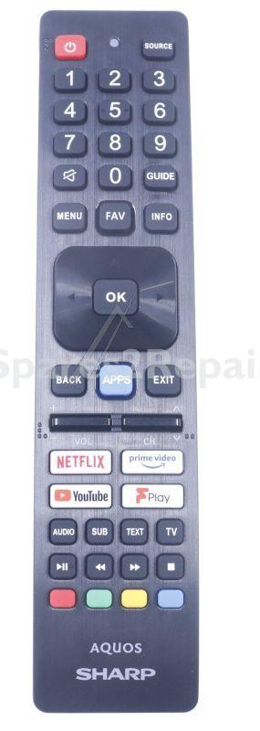 Sharp Umc Ir remote Control - Shw-rmc-0140n An4512b-sha-ir-b-sl-nod-s-nfx-prv-fvp