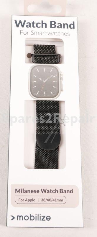 Mobilize Wristbands For Smartwatch - 81671 Milanese Band For Apple Watch 38-40-41mm - Black