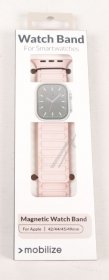 Mobilize Wristbands For Smartwatch - 81668 Mobilize Silicone Wristband - Magnetic - For Apple 42-44-45-49mm - Pink
