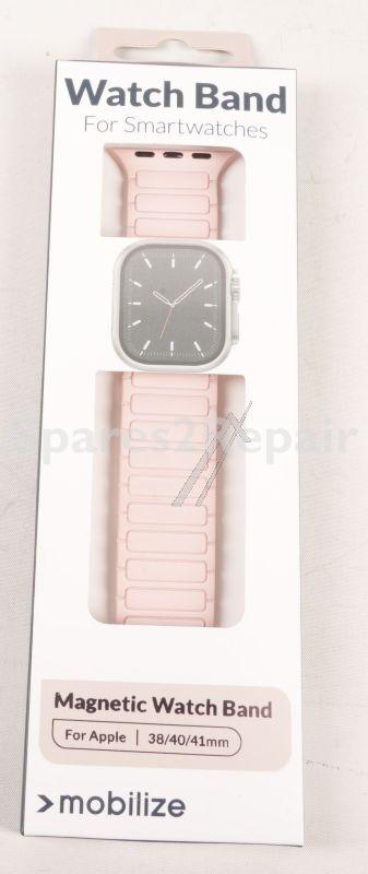 Mobilize Wristbands For Smartwatch - 81667 Mobilize Silicone Watch Strap - Magnetic - For Apple 38-40-41mm - Pink