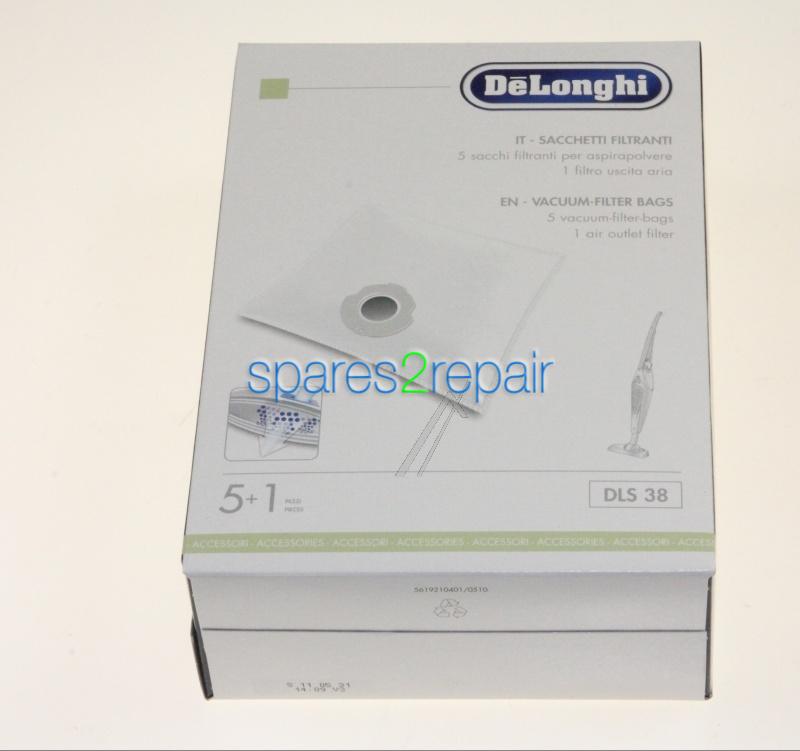 Vacuum Cleaner Bags - Dls38 5519210261 5 Staubbeutel + 1 Filter [Delonghi]
