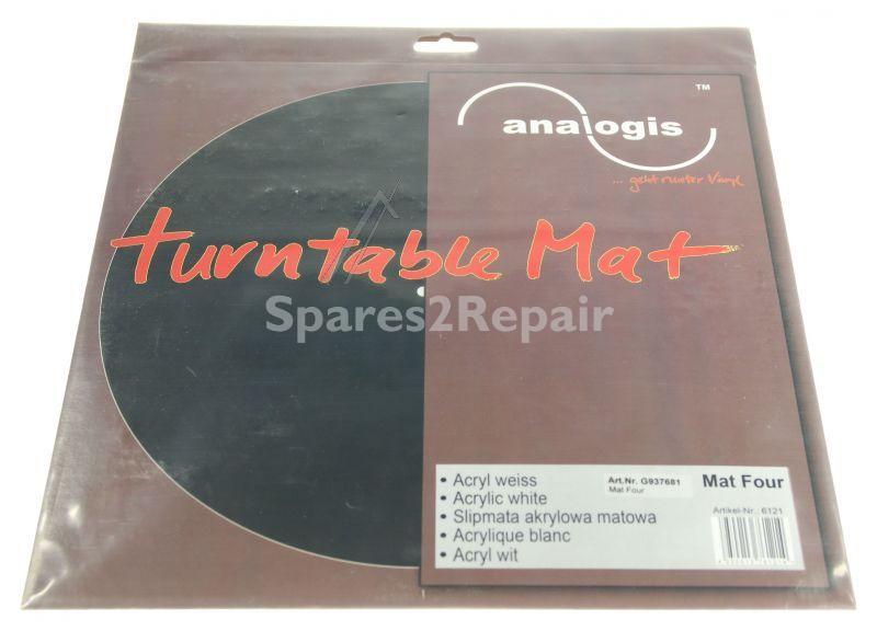 Analogis Turntable Mat - Mat Four Turntable Mat Made Of White Synthetics 2mmx297mm