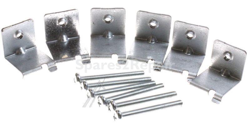 Smeg Gsm-car hifikit - 698291155 Kit 6 Fixing Brackets