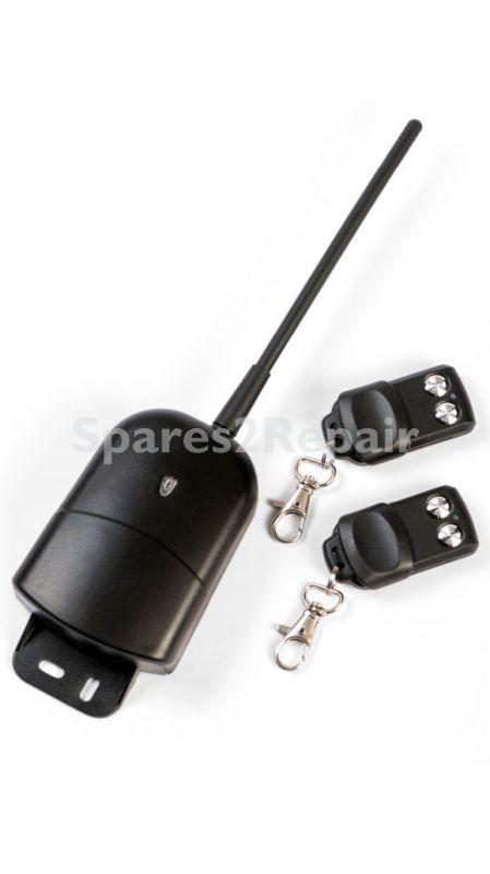 Garage Remote Control - Sup014 Kit Outer Receiver 433 92mhz + 2 Remote Controls 12v-no-nc