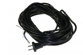 Compatible Vacuum Cleaner Line Cords - Power Supply Cable 15m Black 2x1 00mm²