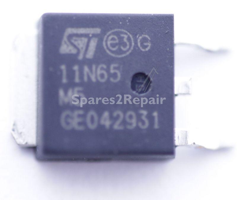 Stmicroelectronics Smd Transistor - 11n65 Std11n65m5 N-channel Mosfet 9a 650v Smd To-252