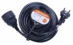 Inotech Power Supply Cable - Prolongateur Ho5vv-f 3g1.5 Noir Longueur 10 MÈtres