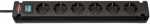 BRENNENSTUHL 6 Way Socket Outlet Switch COMFORT-LINE BREMOUNTA 6 WAY SOCKET OUTLET SWITCH 3M BLACK + SWITCH