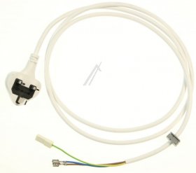 Mains Power Lead - 32032450 Power Cable 165cm-45-white-britain [Vestel]