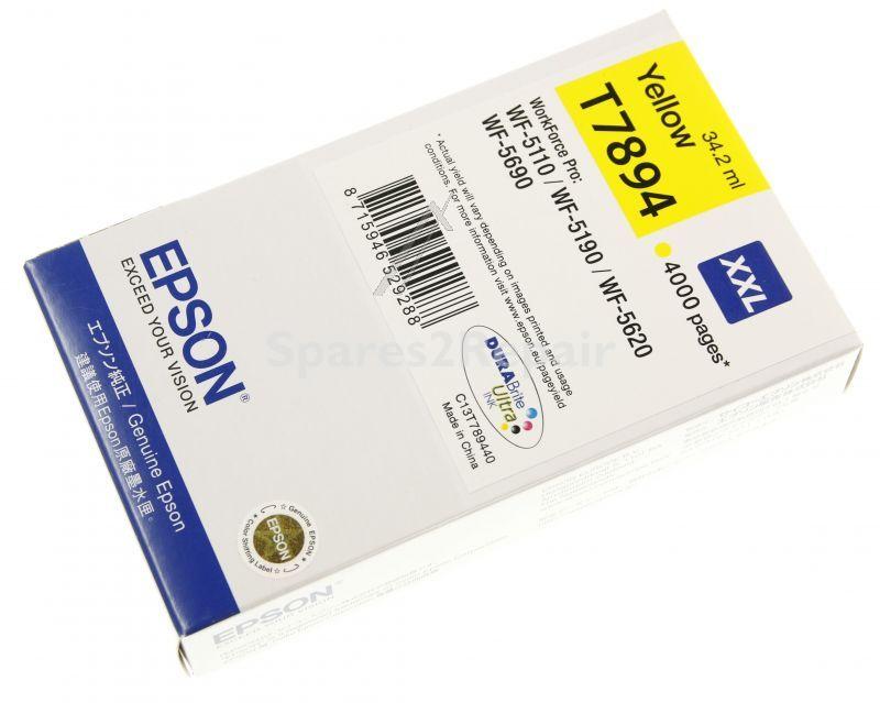 Epson Cartridge - T7894 C13t789440 Ink Cartridge Yellow 34 2ml