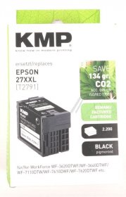 Kmp Cartridge - 1627 4201 E186 Ink Cartridge Black