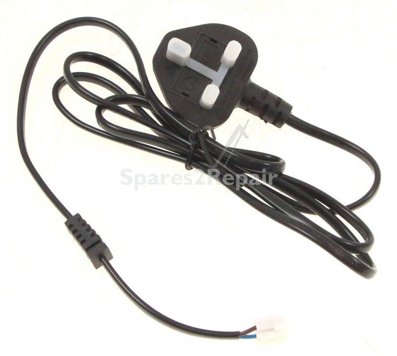 Vestel Mains Power Lead - 30103392 Pwrcord Safe Uk 1500-80 2x0 5 W-gr 3p